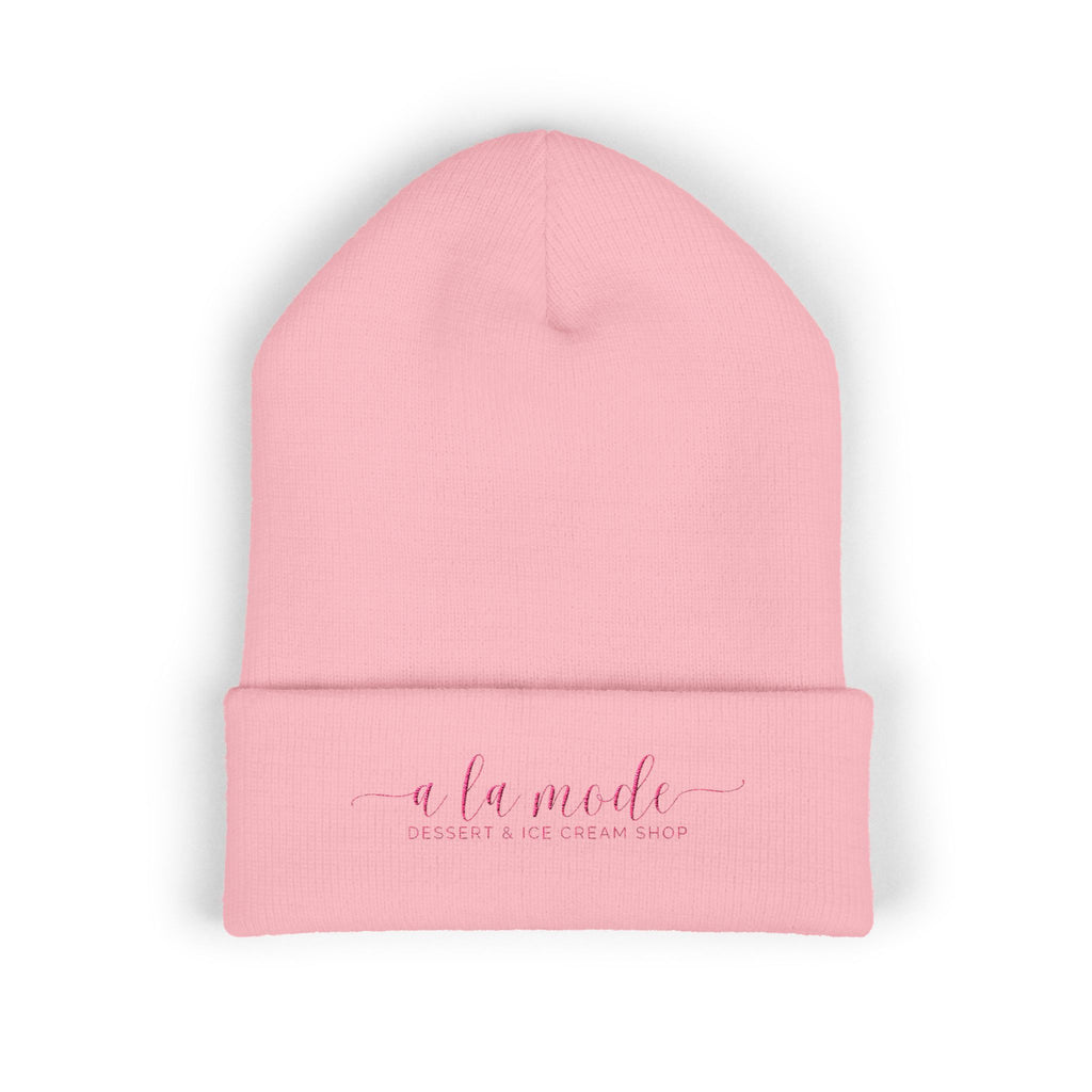 Embroidered A La Mode Cuffed Beanie