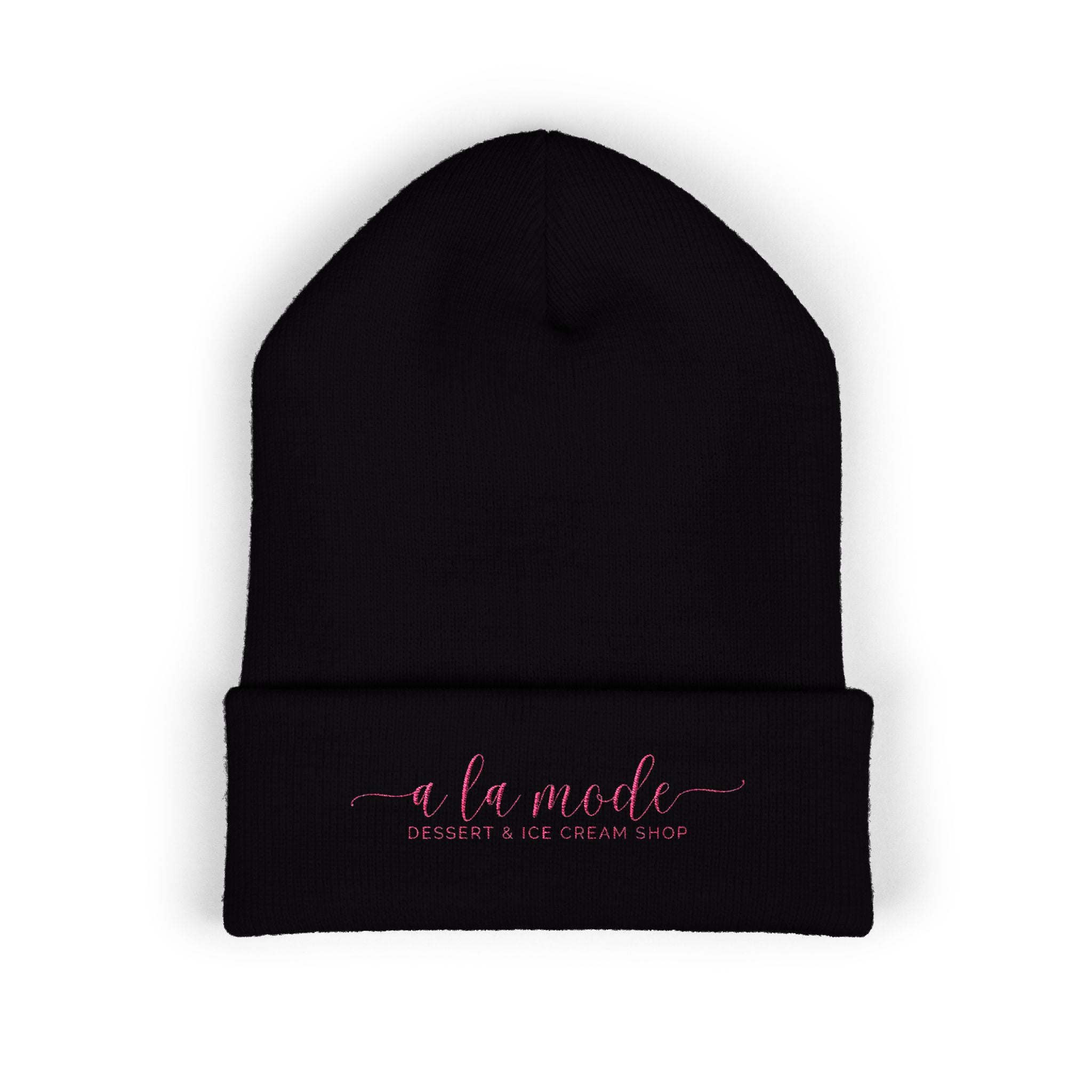 Embroidered A La Mode Cuffed Beanie