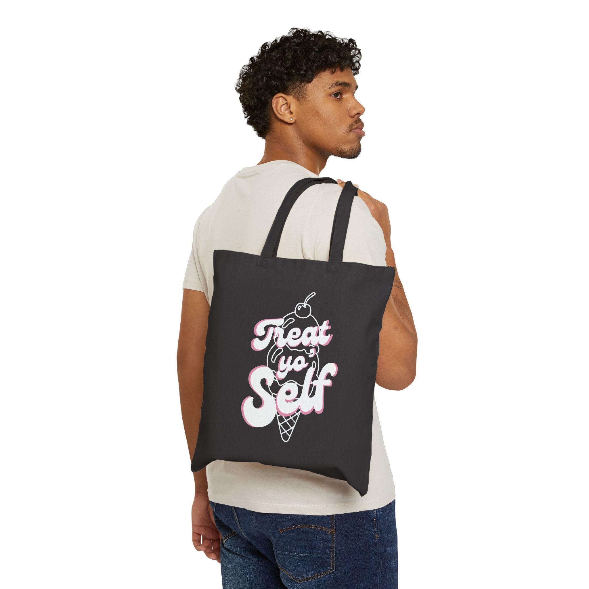 Treat Yo' Self Canvas Tote Bag